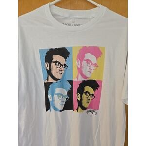 Morrissey Pop Art White T-Shirt men’s Large NEW WITHOUT TAGS